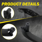 Inner Door Handle Cover for BMW X3 X4 (2011–2017) Black Trim