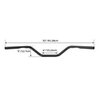 5" Rise 1" Ape Hanger Handlebar for Harley Sportster 883 1200 Softail Dyna (2004–2023)