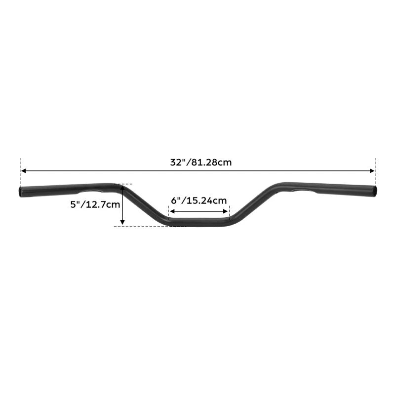 5" Rise 1" Ape Hanger Handlebar for Harley Sportster 883 1200 Softail Dyna (2004–2023)
