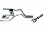 2.5" Dual Exhaust Kit for Ford F150 (2021–2025) - Glasspack Slash Tip