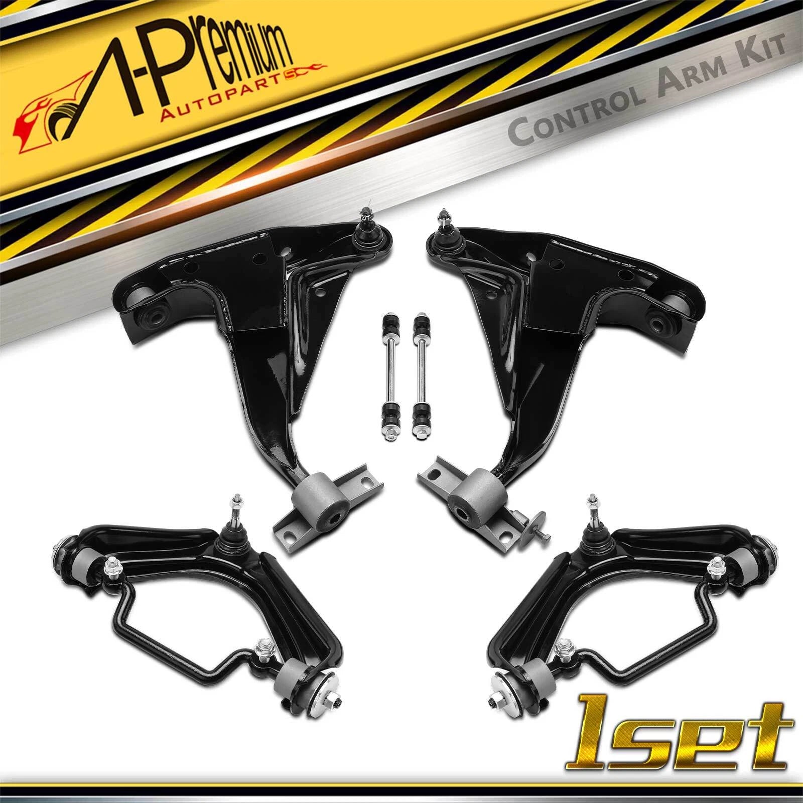 Set of 6 Front Control Arm Ball Joints & Bar Links for Ford Explorer 