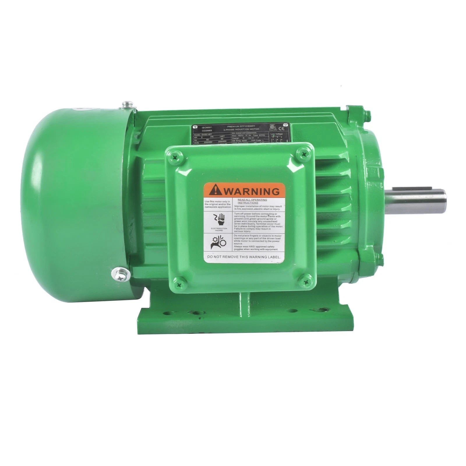 3 Phase Electric Motor for Various Applications (1800 RPM, TEFC)
