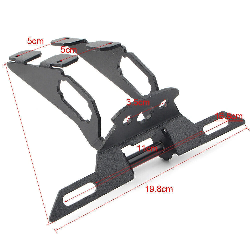 Rear Eliminator License Plate Holder for Kawasaki Z650/Ninja 650 (2017–2019)