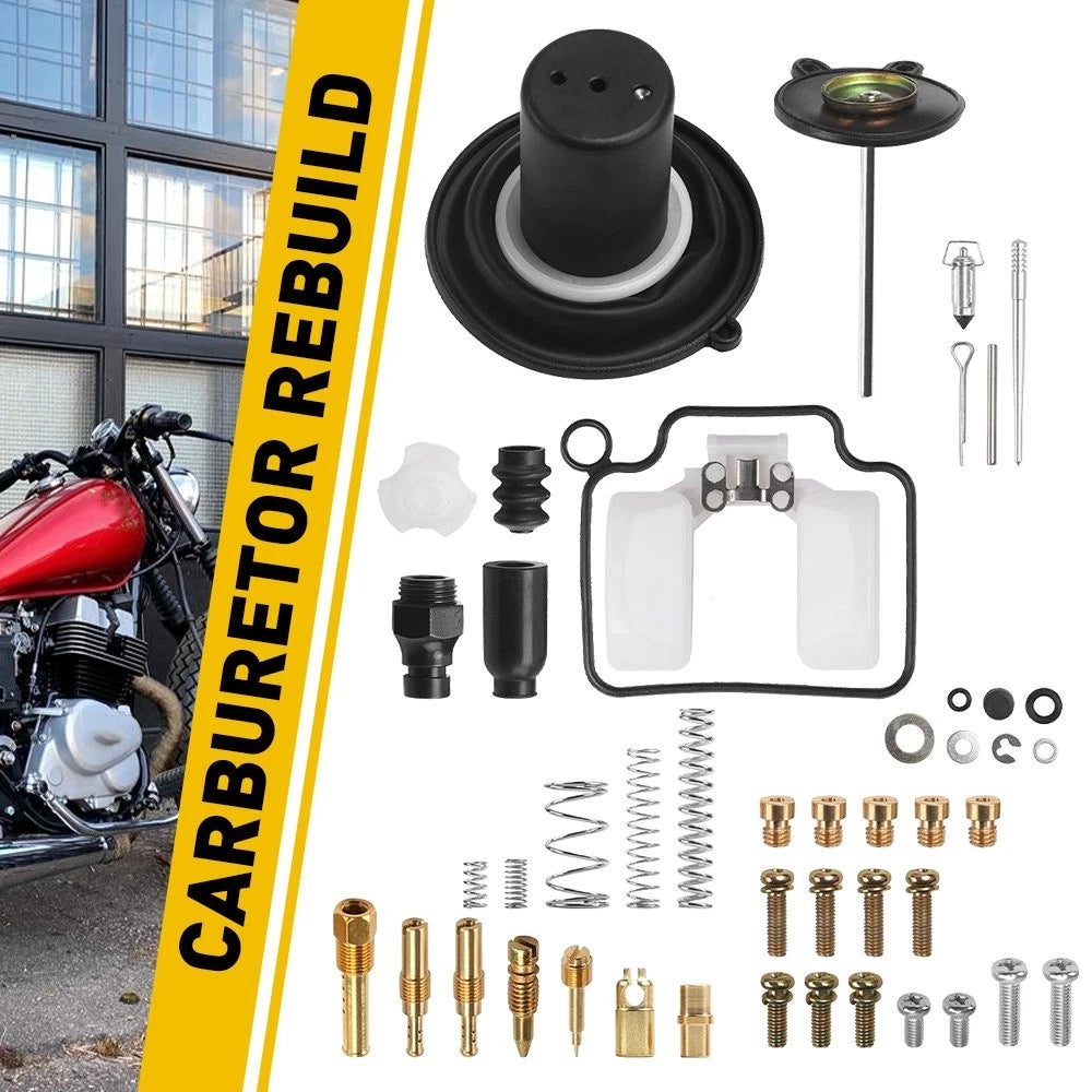 Carburetor Rebuild Kit for Honda Rebel 250/CMX 250/CA250 (1985–2016)