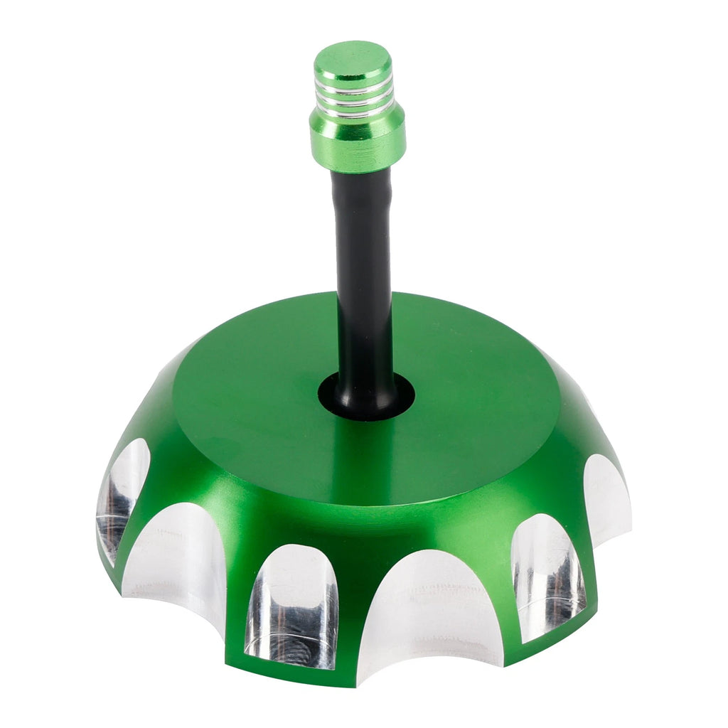 Aluminum Fuel Tank Cap w/Vent for Kawasaki KX65 KX85 KX100 KX125 (2000–2013)