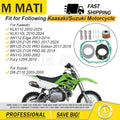 Clutch Steel Friction Plates Kit for Kawasaki Z125 Pro KLX110 KLX110L (2016–2023)