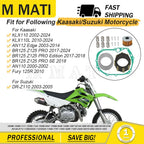 Clutch Steel Friction Plates Kit for Kawasaki Z125 Pro KLX110 KLX110L (2016–2023)