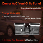 Console Dash Center Air Vents Trim Insert for Toyota Aurion Camry (2007-2011)