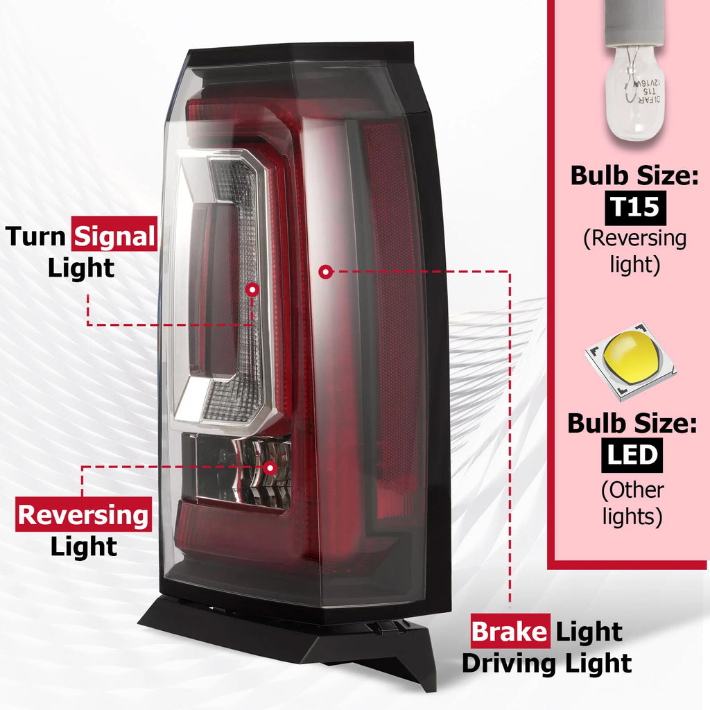 LED Tail Light Brake Lamp for GMC Yukon/Yukon XL (2015–2020) - Right Side