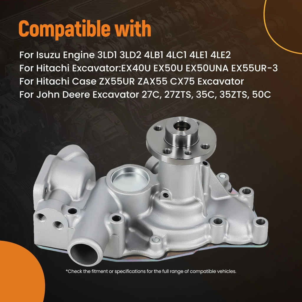 Water Pump for Hitachi EX50UNA Isuzu 3LD1 3LD2 4LB1 4LE1 (8981262312)