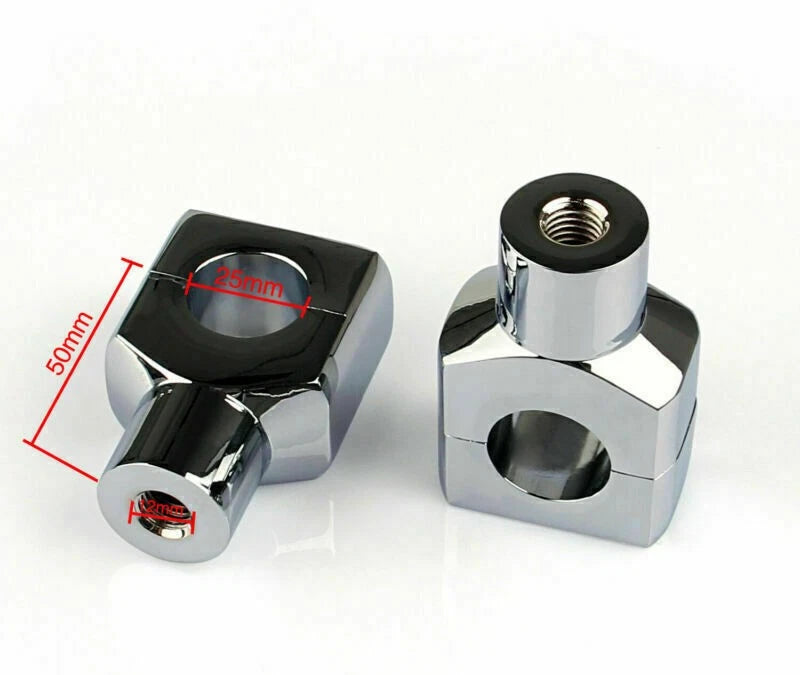 2" Handlebar Risers Billet for Yamaha V-Star 900, Suzuki Boulevard (2006–2023)