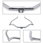 Chrome Engine Guard Crash Bar for Harley Heritage Softail Fat Boy (2000–2017)