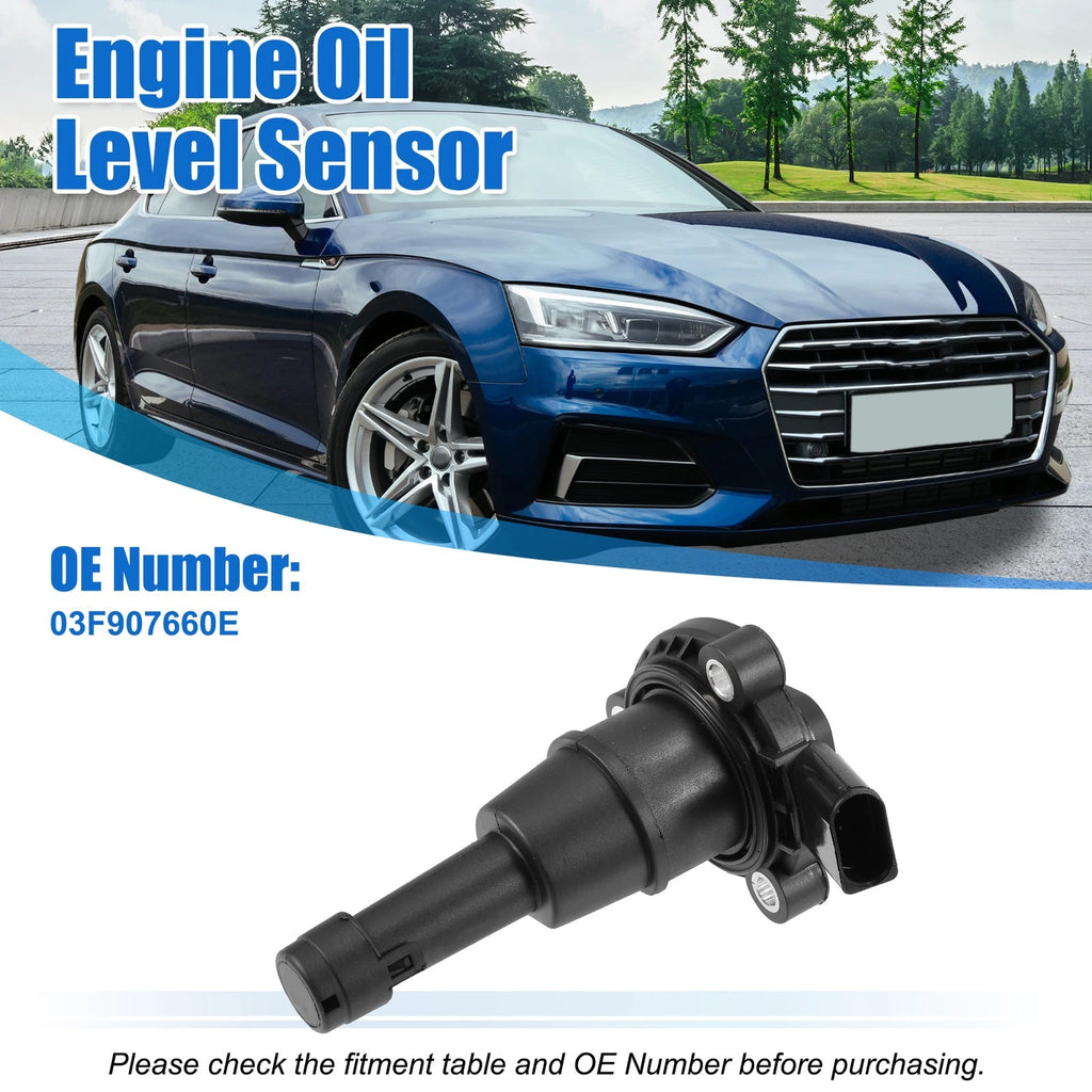 Oil Level Sensor 03F907660E for Audi A3 TTS, Volkswagen Arteon, Beetle (2003–2023)