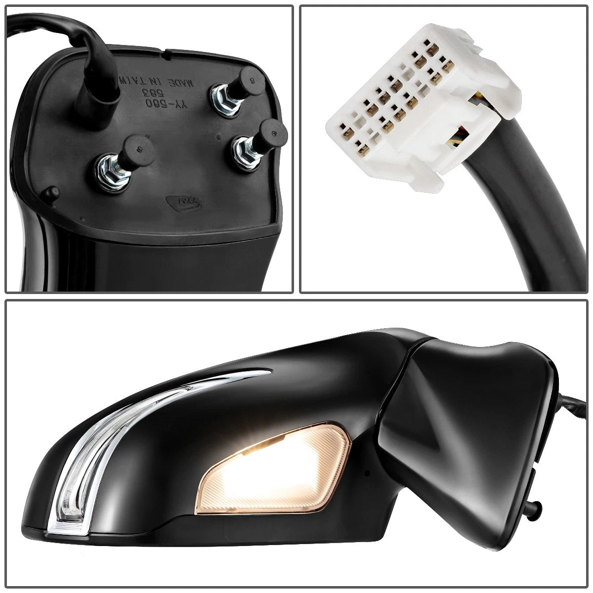 Powered Heated Side Door Mirror Right for Lexus RX350 RX450H (2010–2012) LX1321127