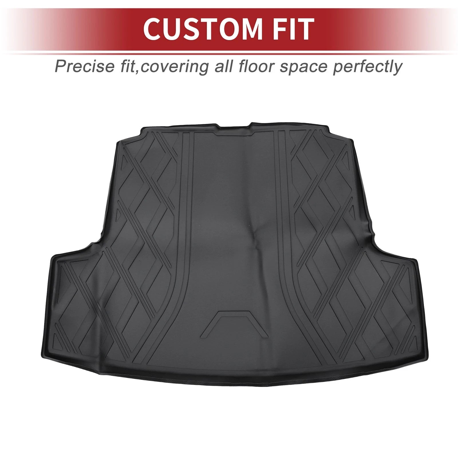 Cargo Liner Rear Trunk Mat for Nissan Altima Sedan (2019–2023) TPE Diamond Pattern
