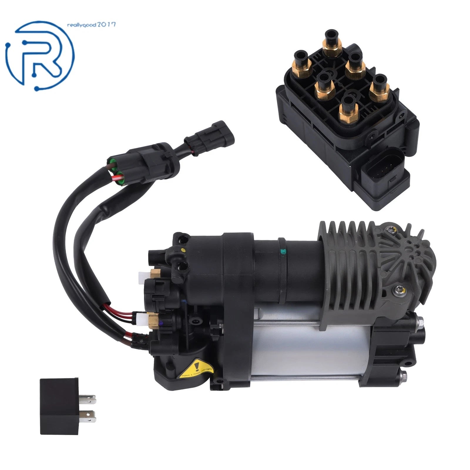 Air Suspension Compressor Pump & Solenoid Valve for Hyundai Equus (2011–2016)