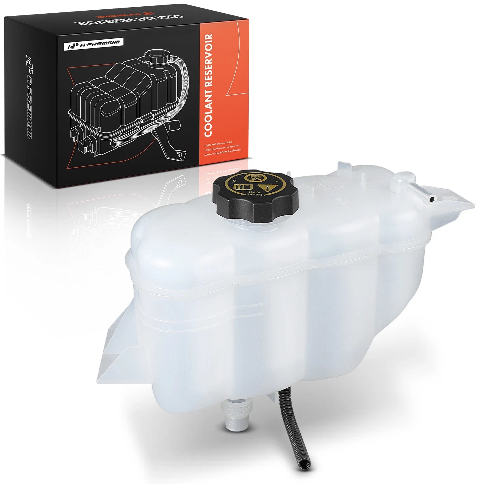 Engine Coolant Reservoir Tank with Cap for Jeep Grand Cherokee (2022–2024)