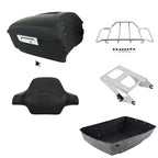 Matte Black Trunk Backrest Rack for Harley Road Glide (2014–2026)