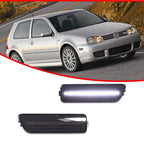Set of 2 White LED Front Side Marker Lights for VW Jetta Golf Cabrio R32