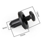 10 Pack Fairing Panel Trim Clips for Motorcycle U T9 (6mm)