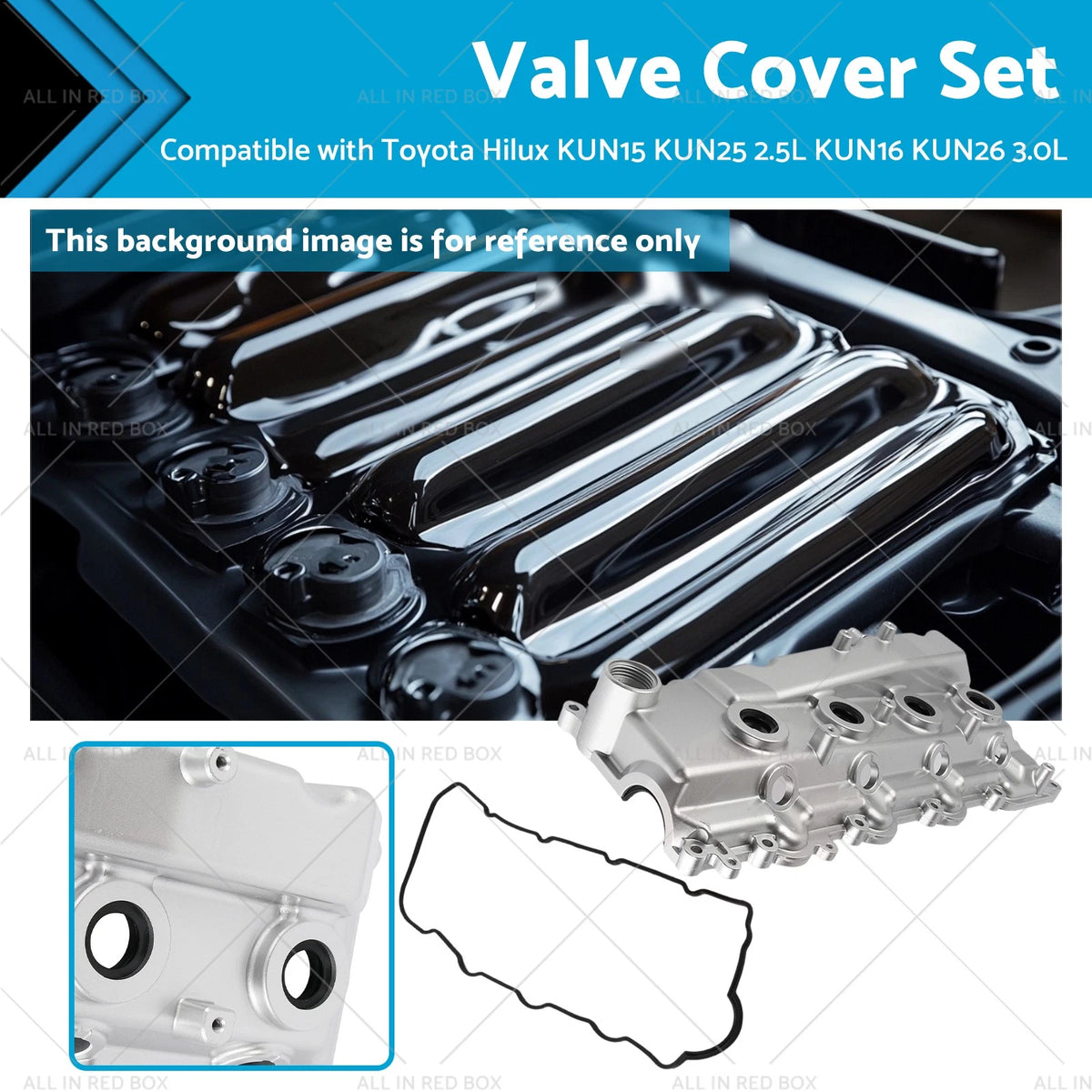 Rocker Cover for Toyota Hilux KUN15 KUN25 KUN16 KUN26 (2005–2015)