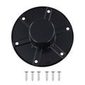 Black Round Pedestal Base Table Leg Mount for RV Boat Trailer