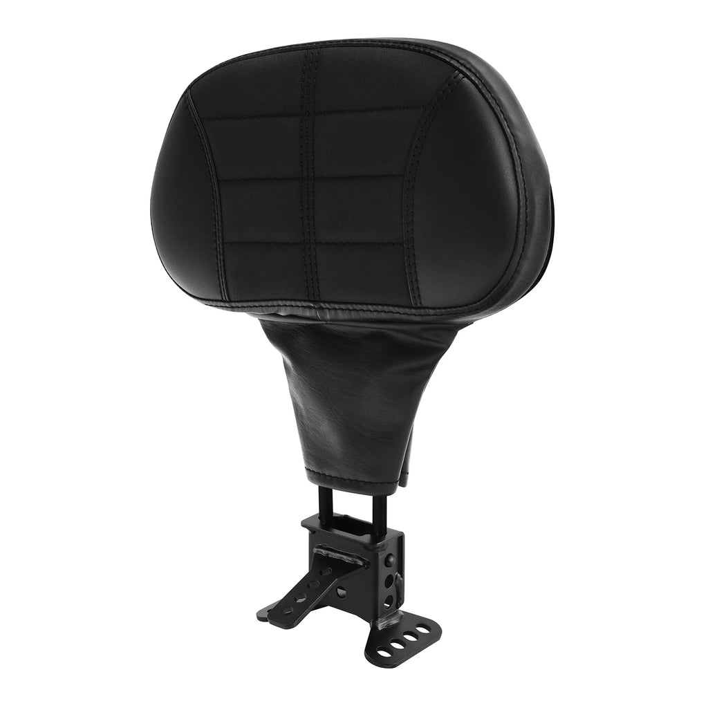 Front Rider Driver Backrest w/ Mount for Harley Road Glide (2009–2023) Black