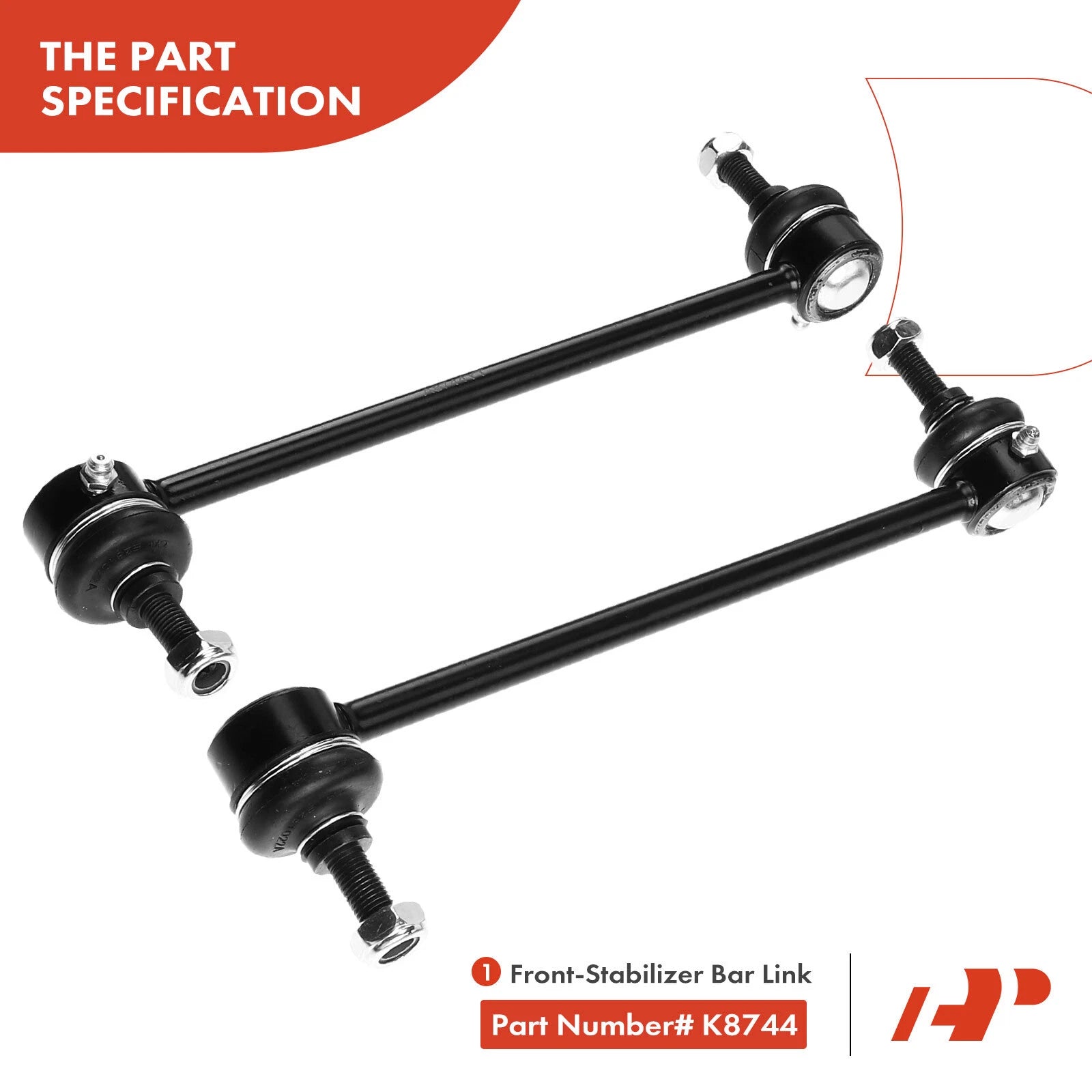 Set of 8 Front Control Arm Ball Joints Sway Bar Links for Ford Contour (1995–2000)