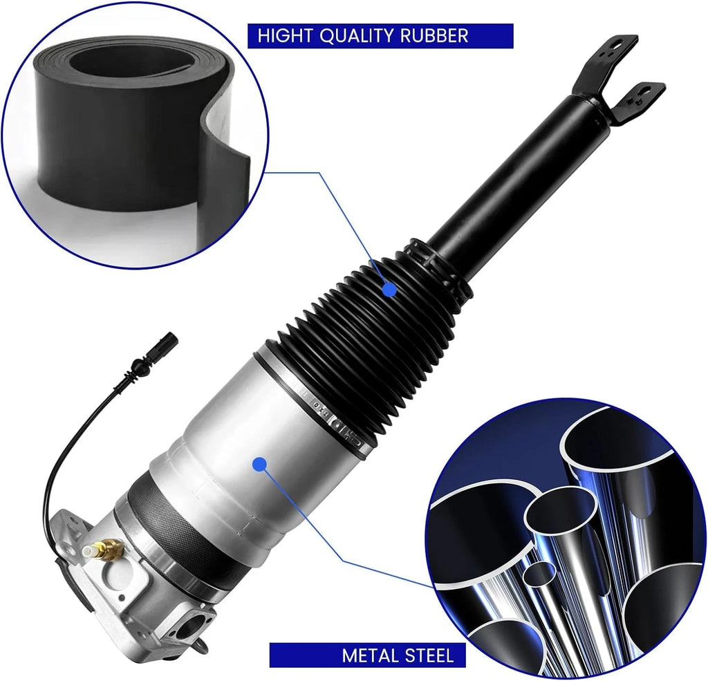 Pair Rear Air Suspension Shock Struts for Bentley Continental Flying Spur (2004–2018)