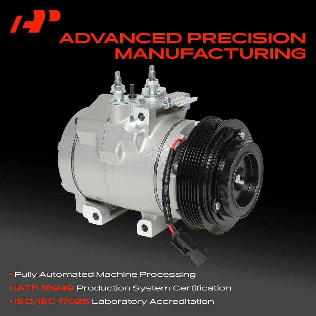 AC Compressor with Clutch for Ford F-250 Super Duty (2011–2016)