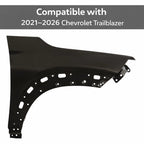 Fender for Chevy Trailblazer (2021–2023) Front Passenger Side Primed Steel