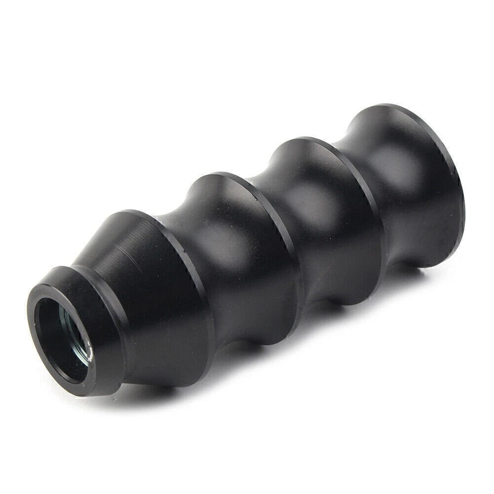 Manual Gear Shift Knob Lever for Universal Applications (Aluminum, Black)