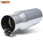 3" Inlet 4" Outlet Muffler with Chrome Tip for Universal Fit (2000–2023)