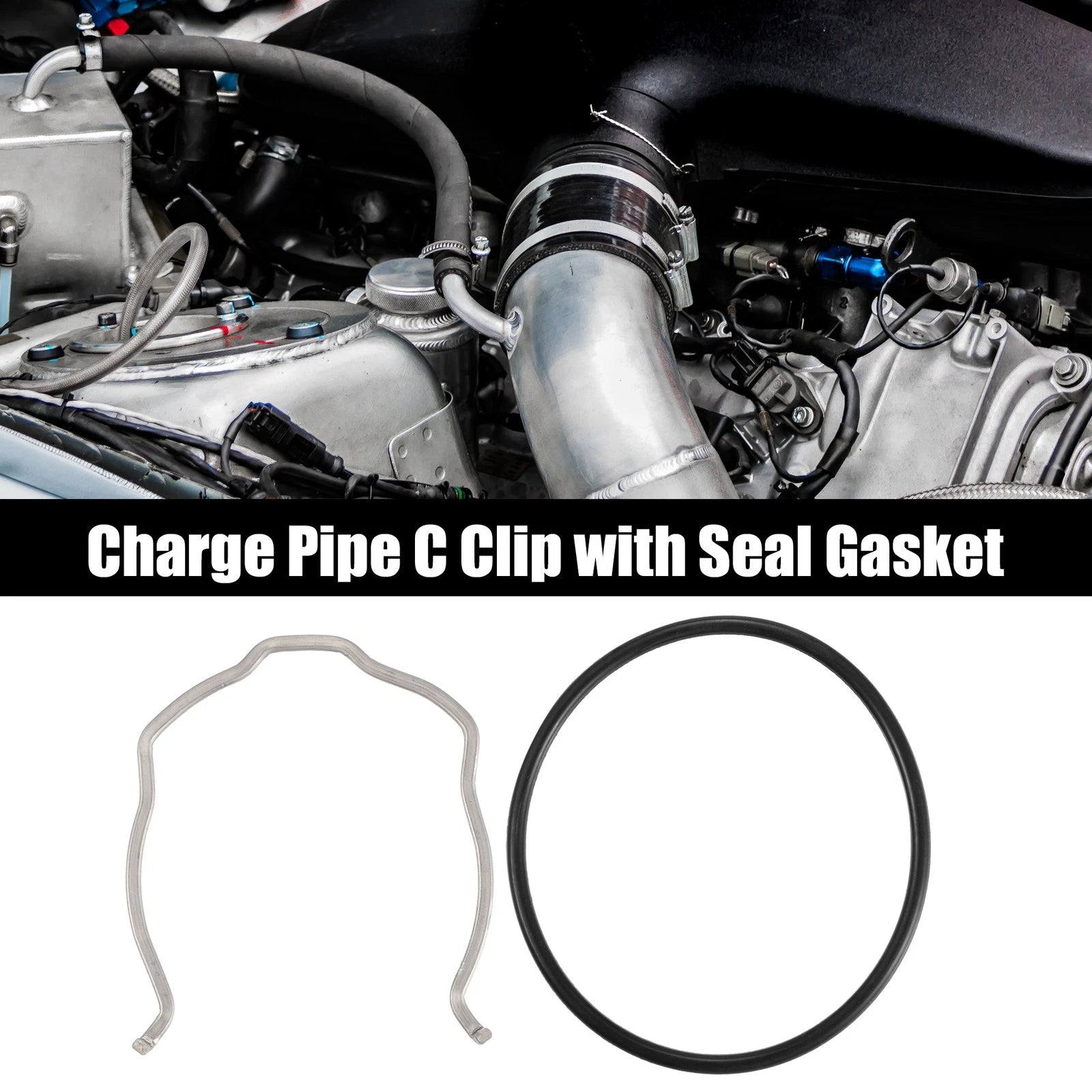Set of 1 Charge Pipe C Clip with O Ring Seal for BMW 335i (N54 N55)