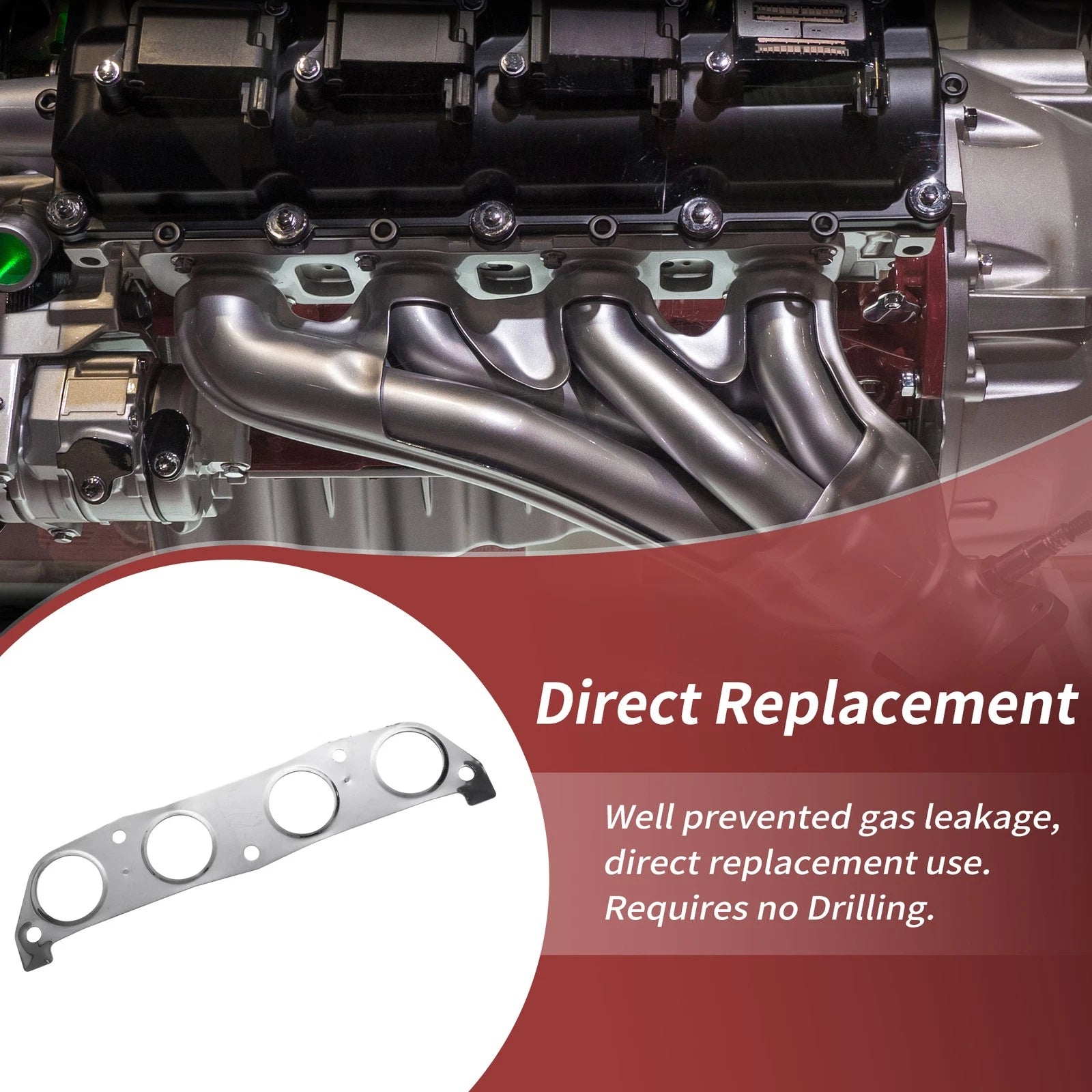 Exhaust Manifold Header Gasket for Toyota Corolla (1998–2008) No.1717322010