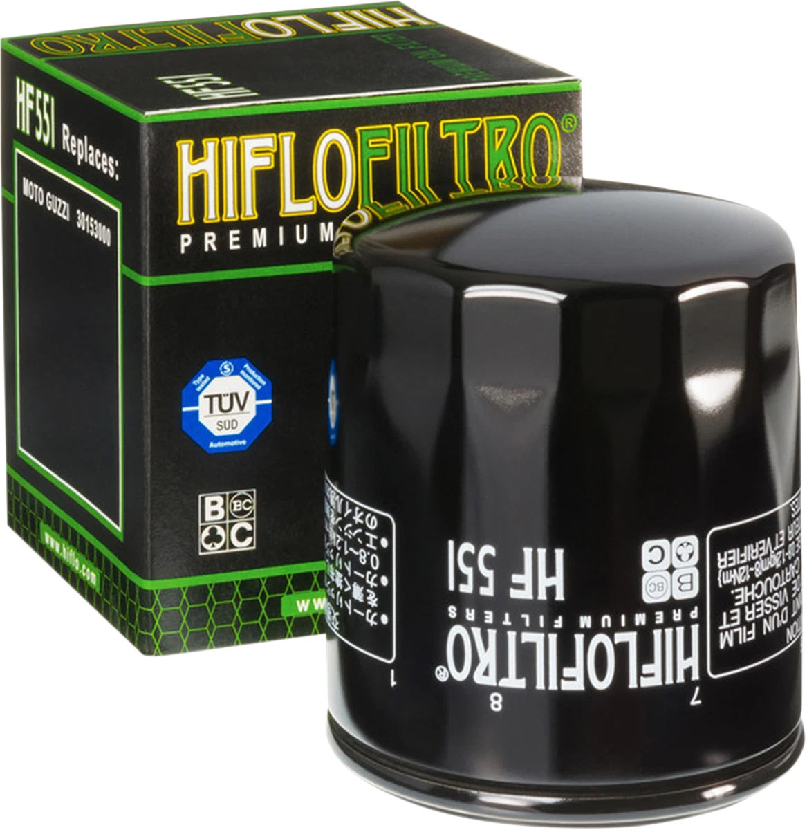 HIFLOFILTRO Oil Filter HF551 for