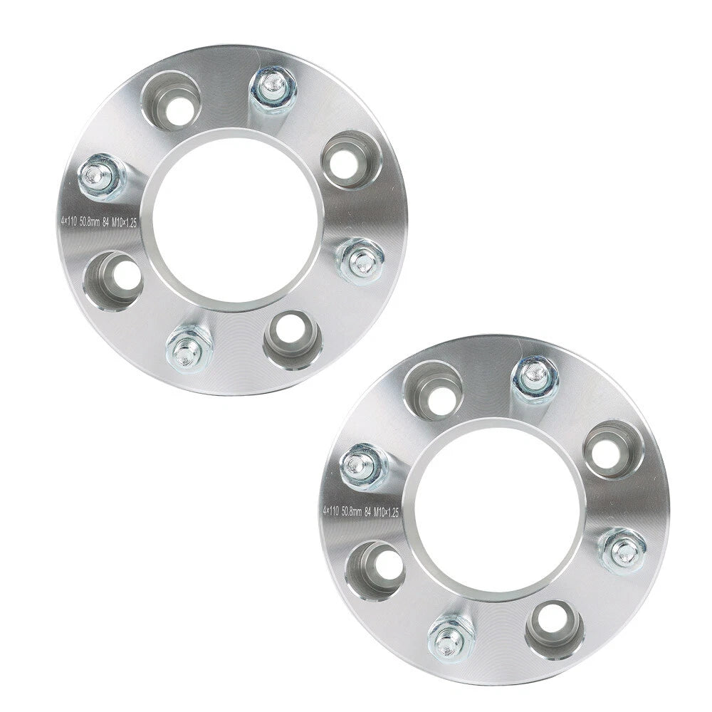 Set of 2 Wheel Spacers for Honda 4x110 (2" 74mm Hub Bore)