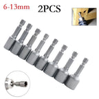 2X Magnetic Nut Screwdriver Set for Drill Users