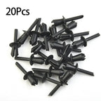 20x Black Rivet Clip Fender Retainer for E12 E28 E30 E34 E36 E39 E46 E60 E6