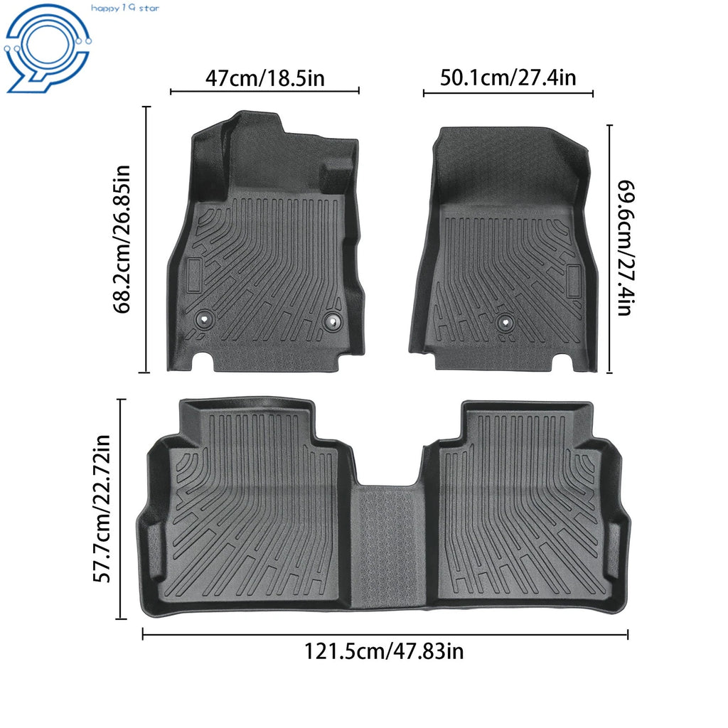 All Weather TPE Floor Mats for Nissan Kicks (2018–2024)
