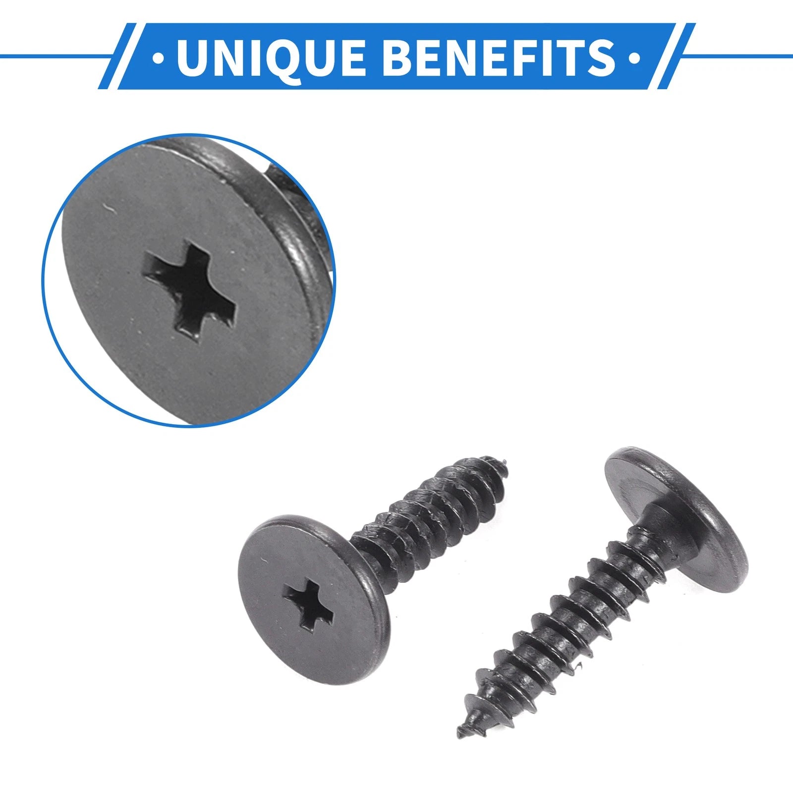 30 Pcs Fender Liner Splash Shield Bumper Cover Screw for Honda Accord (2008–2020)