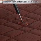 1 x Center Console Cover for BMW X3 Wine Red (2014-2018)