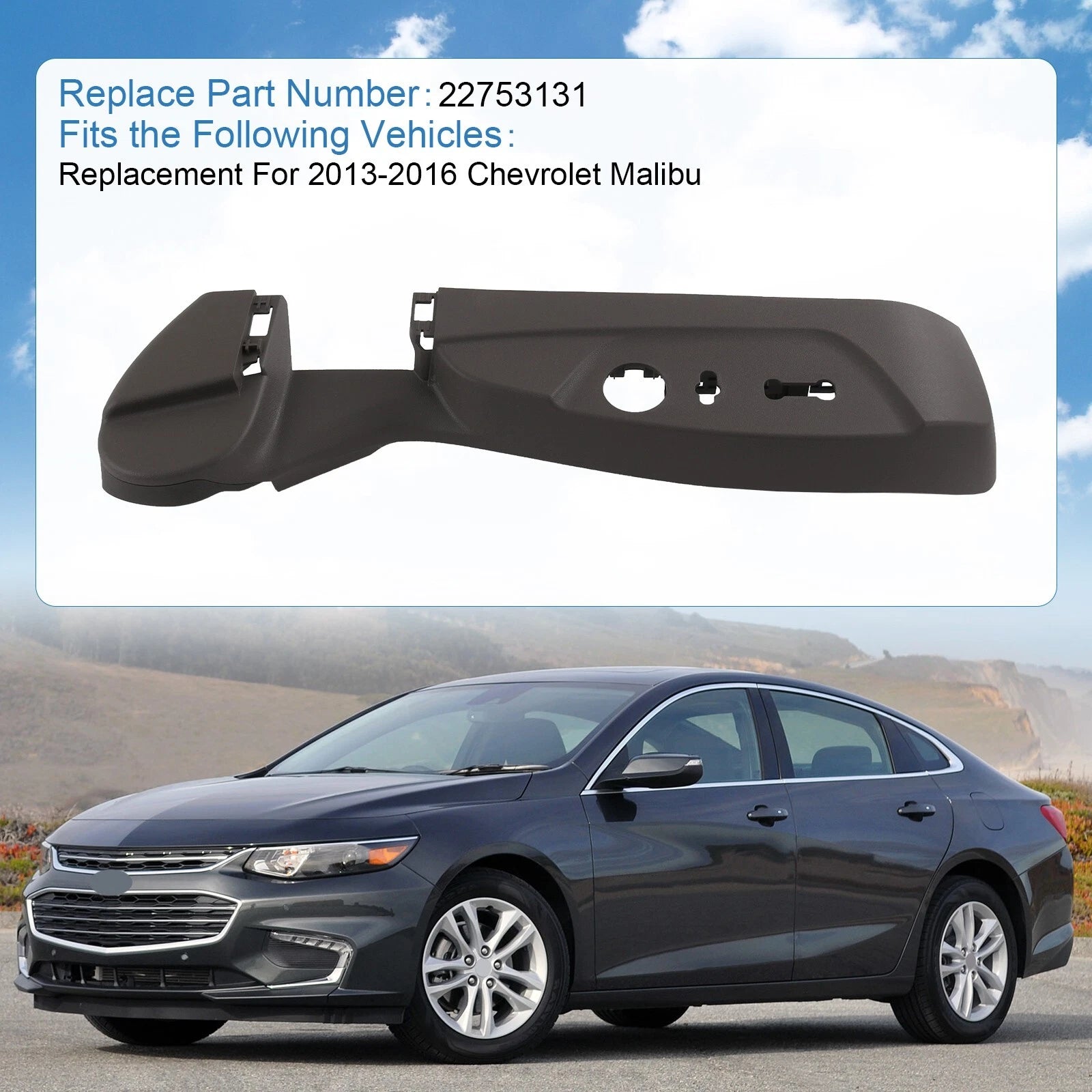 Power Seat Switch Panel Bezel Trim for Chevrolet Malibu (2013-2016)