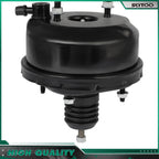 7" Single Diaphragm Black Power Brake Booster for Chevy GM (Universal)