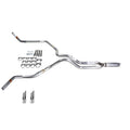Dual Exhaust Pipe for Ram 1994-2001 with Glass Pack Muffler and Tip