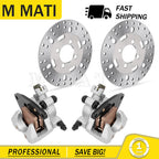Front Brake Calipers & Disc Rotors for Yamaha YFM350 Wolverine 350 (1995–2006)