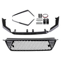2X Bumper lower Grille + Bumper Lip For Honda Civic Sedan & Hatchback 22-24