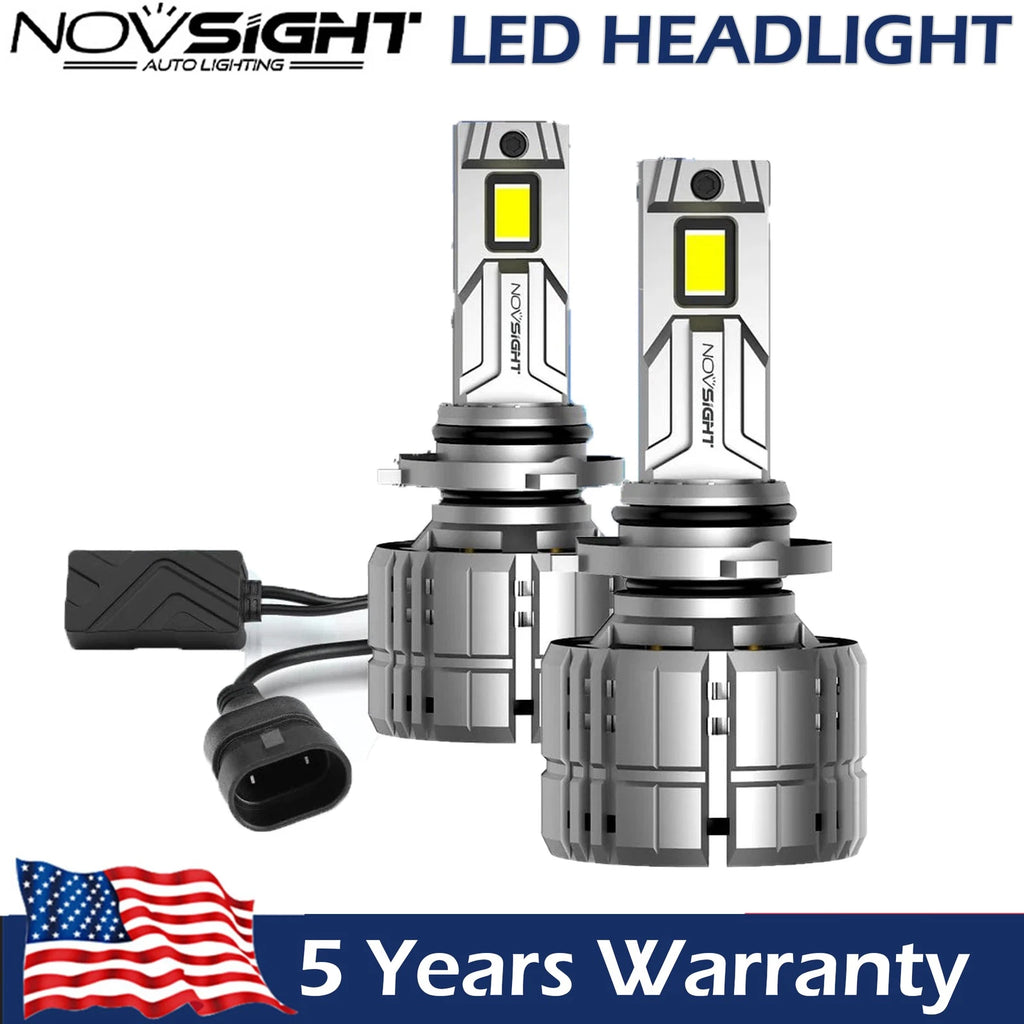 2X 9006 HB4 LED Headlight Bulbs for