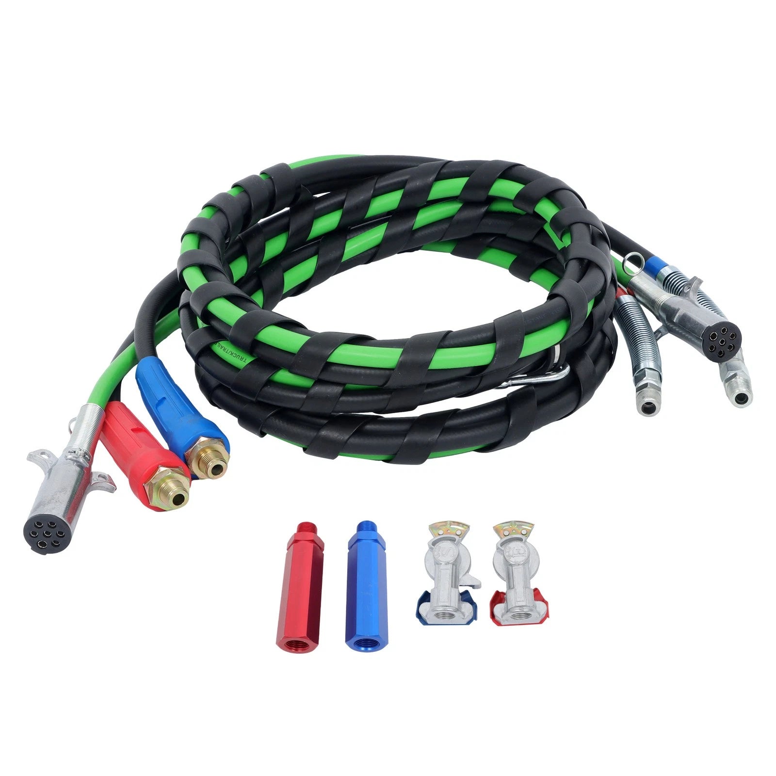 3X 15Ft Air Line Hose & Electric Cable Wrap for Semi Trailer