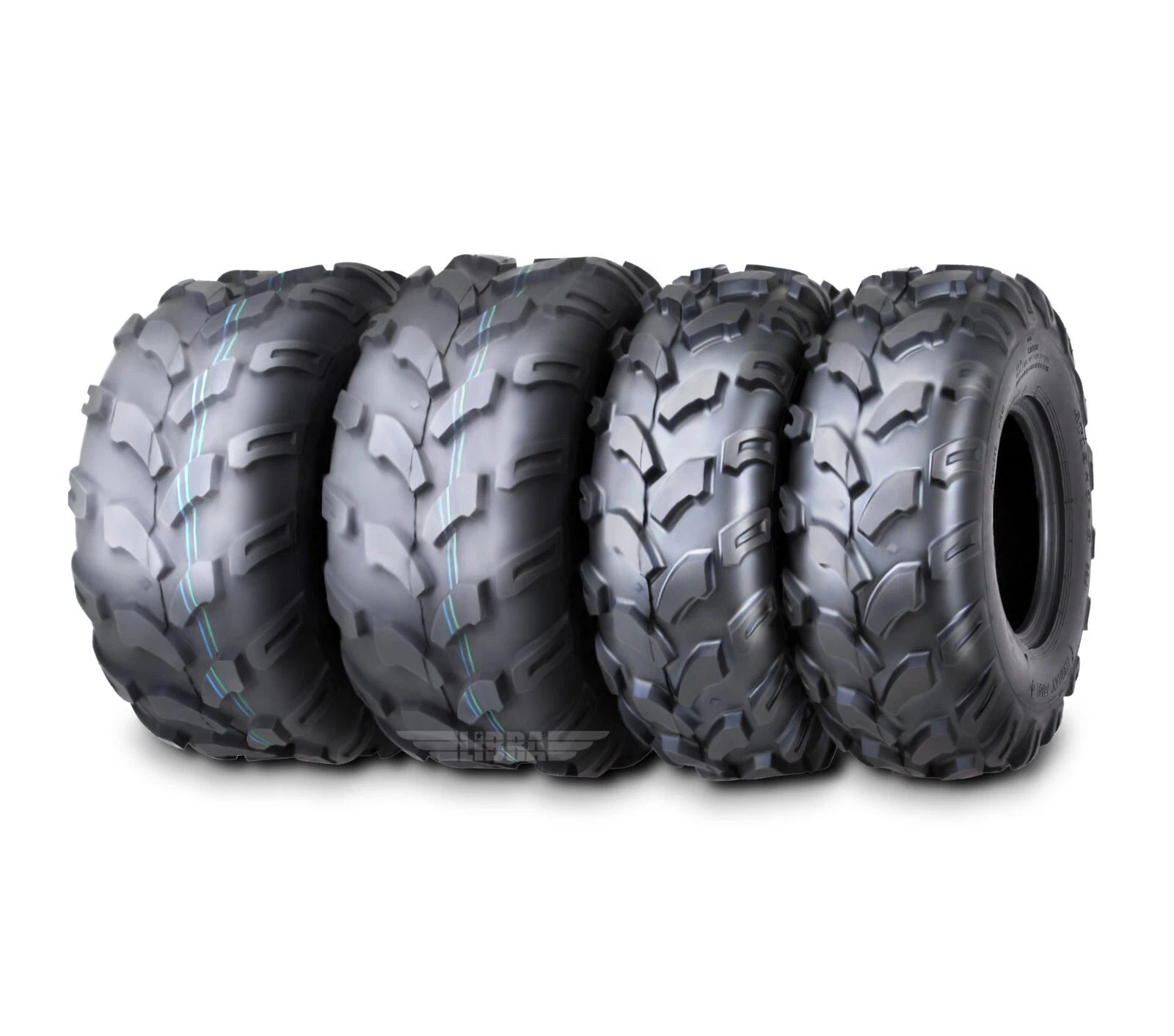 Full Set of 4 Tires 19x7-8 & 18x9.5-8 for Tomberlin REVO 90 (2006–2007)